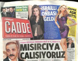 Milliyet Gazetesi Cadde Eki 8 Ocak 2015 - Bülent Ersoyun Kemer Fobisi - Makyajsız Burcu Esmersoy GZ100724 - 1