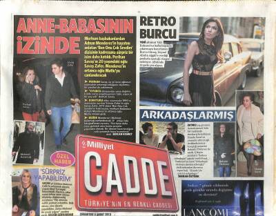 Milliyet Gazetesi Cadde Eki 9 Şubat 2013 - Budapeşte Sokaklarından Dergi Kapaklarına GZ117222 - 1