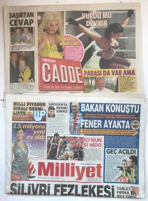 Milliyet Gazetesi Cadde Eki İle 10 Ocak 2012 - Bağdat Caddesi Dünya Liginde GZ7384 - 1