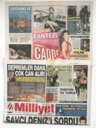 Milliyet Gazetesi Cadde Eki İle 19 Aralık 2011 - Adil Gür Depremler Daha Çok Can Alır ! GZ5878 - 1