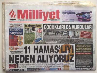 Milliyet Gazetesi Cadde Eki İle 19 Ekim 2011-5.5 Yıl Aradan Sonra Merkez Bankası Dolara Doğrudan Müdahale Etti GZ6540 - 2