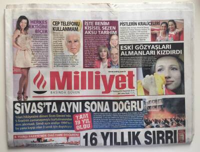 Milliyet Gazetesi Cadde Eki İle 2 Temmuz 2012 -16 Yıllık Sırrı Çözecek İfade - GZ6538 - 2