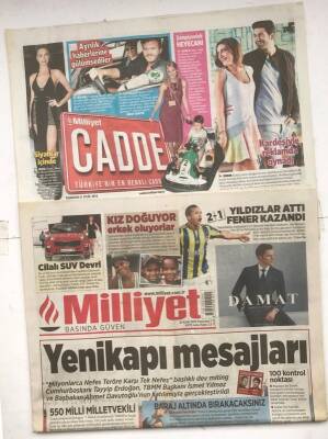 Milliyet Gazetesi Cadde Eki İle 21 Eylül 2015 - Yenikapı Mesajları GZ7049 - 1