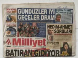 Milliyet Gazetesi Cadde Eki İle 22 Kasım 2011 - Ünlü Yazar Vedat Türkali , Akadı Öpücükle Böyle Uğurladı GZ5616 - 2