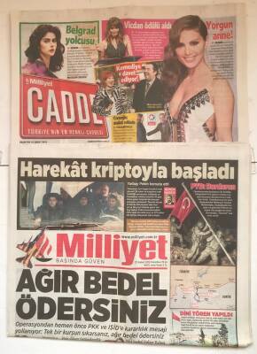 Milliyet Gazetesi Cadde Eki İle 23 Şubat 2015 - Ağır Bedel Ödersiniz GZ7481 - 1
