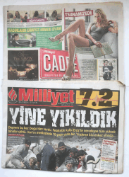 Milliyet Gazetesi Cadde Eki İle 24 Ekim 2011 - Deprem Bu Kez Doğudan Vurdu GZ5666 - 2