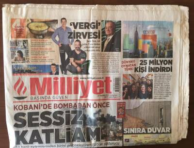 Milliyet Gazetesi Cadde Eki İle 27 Haziran 2015 - Parlementer Sistem Uzlaşmayı Getirir GZ6704 - 2