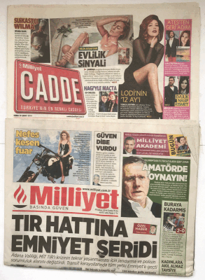 Milliyet Gazetesi Cadde Eki İle 28 Şubat 2014 - Hala İstanbulda 12 Ölü GZ5687 - 2