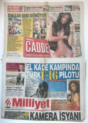 Milliyet Gazetesi Cadde Eki İle 5 Ekim 2010 - El Kaide Kampında Türk F-16 Pilotu GZ7447 - 1