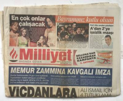 Milliyet Gazetesi Cadde Eki İle 8 Ağustos 2013 - Antakyada 2 Bin Hektar Orman Gitti GZ5635 - 1