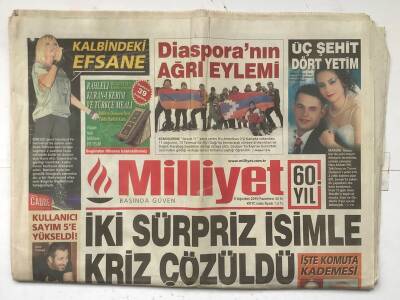 Milliyet Gazetesi Cadde Eki İle 9 Ağustos 2010 - PKK Mayınında 3 Asker Şehit GZ5634 - 2