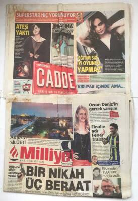 Milliyet Gazetesi Cadde Eki İle 9 Mayıs 2013 - Bir Nikah Üç Beraat GZ7022 - 2