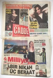 Milliyet Gazetesi Cadde Eki İle 9 Mayıs 2013 - Bir Nikah Üç Beraat GZ7022 - 1