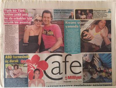Milliyet Gazetesi Cafe Eki 10 Eylül 2009 - Acun Ilıcalı İle Söyleşi GZ22874 - 1