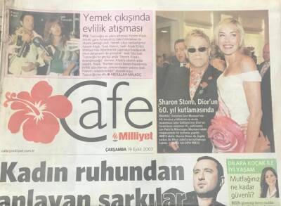 Milliyet Gazetesi Cafe Eki 19 Eylül 2007 -Ünlülerin Nüfusta Kalan İkinci İsimleri -Nev Röportajı GZ36426 - 1