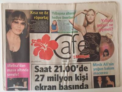 Milliyet Gazetesi Cafe Eki 7 Aralık 2007 - Sezen Aksu İle Kısa Ve Öz Röportaj GZ22863 - 1