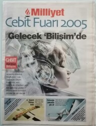Milliyet Gazetesi Cebit Fuarı 6 Eylül 2005 Tübitak Bilişime Hazır - GZ44914 - 2