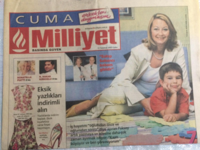 Milliyet Gazetesi Cuma Eki 11 Temmuz 2003 - Sabancı Holding İkinci Üniversitem GZ21601 - 1