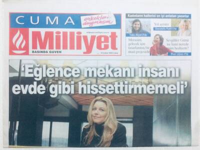 Milliyet Gazetesi Cuma Eki 14 Şubat 2003 - Usta Aşçılardan 14 Şubat Yemekleri GZ41814 - 1
