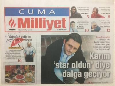 Milliyet Gazetesi Cuma Eki 24 Ekim 2003 - Yolunuz Trabzona Düşerse GZ32651 - 1