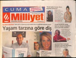 Milliyet Gazetesi Cuma Eki 26 Eylül 2003 - Deniz Akkaya '' Sinek Kadar Kocam Olsun , Başımda Bulunsun '' GZ157637 - Gökçekoleksiyon