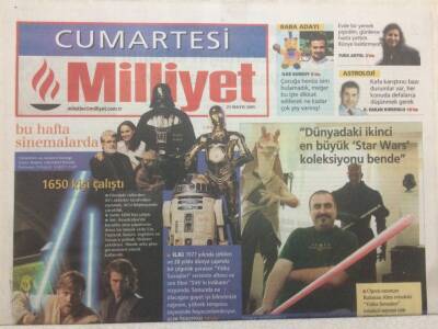Milliyet Gazetesi Cumartesi 21 Mayıs 2005 - Yıldızlarda Son Savaş GZ47128 - 1