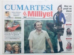 Milliyet Gazetesi Cumartesi Eki - 1 Ekim 2005 - Engin Günaydın Başrol Oynamak İstemiyorum GZ46033 - 2