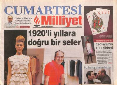 Milliyet Gazetesi Cumartesi Eki 1 Eylül 2007 - Öğrenciler İstanbulun Taksisini Tasarlayacak - Fotomodelleri İşsiz Bıraktılar GZ95441 - 1