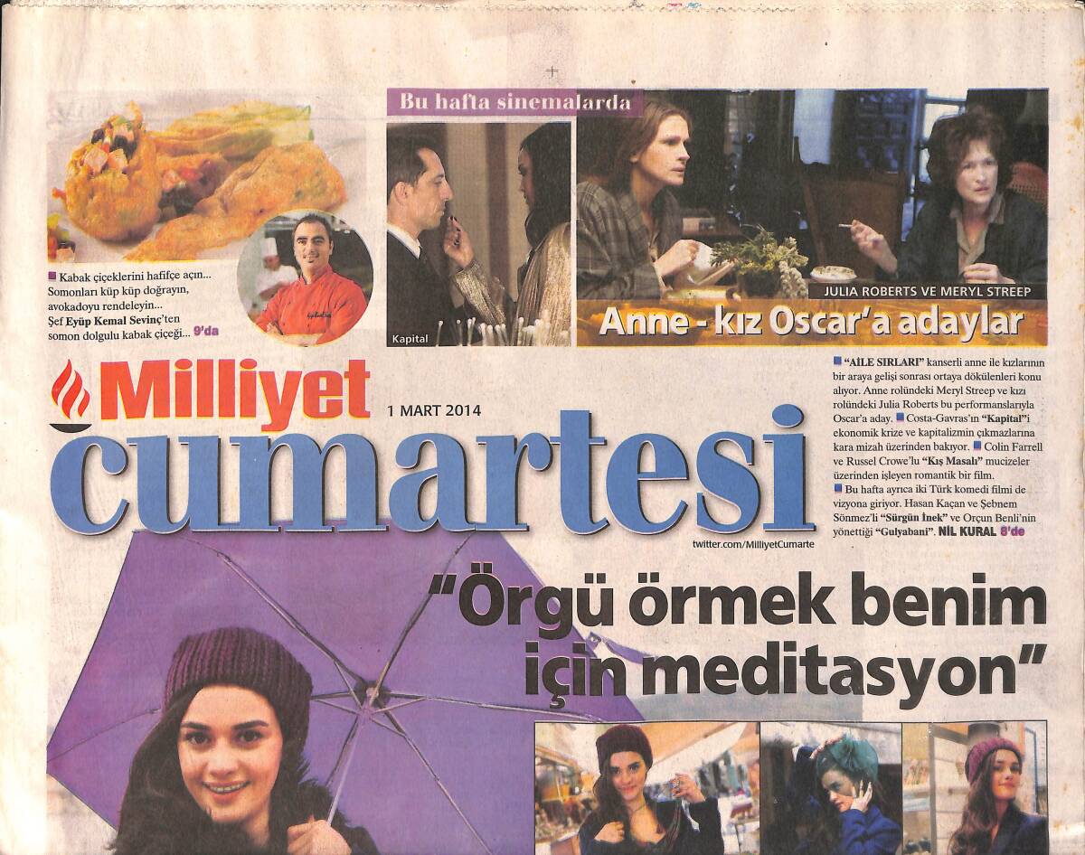 Milliyet Gazetesi Cumartesi Eki 1 Mart 2014 GZ158329 - 1