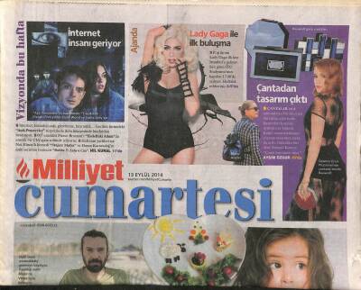 Milliyet Gazetesi Cumartesi Eki 13 Eylül 2014 - Halil Sezai Ben Tembel Bir Adamım GZ116469 - 1