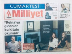 Milliyet Gazetesi Cumartesi Eki - 13 Mart 2004 - Reinaya Gidenler Bu Kitabı Okumalı, Meltem Cumbul İle Röportaj GZ46032 - 1