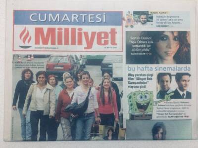 Milliyet Gazetesi Cumartesi Eki - 14 Mayıs 2005 - Bu Sokağın Patronu Kadınlar GZ46574 - 1