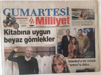 Milliyet Gazetesi Cumartesi Eki 14 Nisan 2007 - İstanbulda Bir Müzik Arenası Daha... GZ20700 - 1