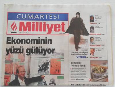 Milliyet Gazetesi Cumartesi Eki 18 Ekim 2003 - Hakan Kurşun Ben Sadece Gürültü Yapıyorum. -GZ45952 - 1