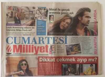 Milliyet Gazetesi Cumartesi Eki 19 Haziran 2010 - Dünya Kupasında Yokuz Ama Robot Dünya Kupasında Varız GZ22609 - 1