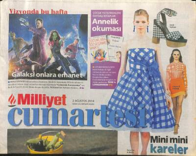 Milliyet Gazetesi Cumartesi Eki 2 Ağustos 2014 - Tarladan Plazaya - Arnavutköyün Mahalle Kafesi GZ116642 - 1