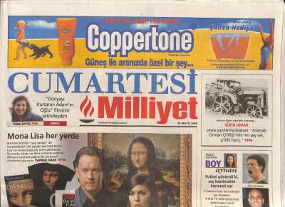Milliyet Gazetesi Cumartesi Eki 20 Mayıs 2006 - Da Vincinin Gişe Sınavı GZ84582 - 1