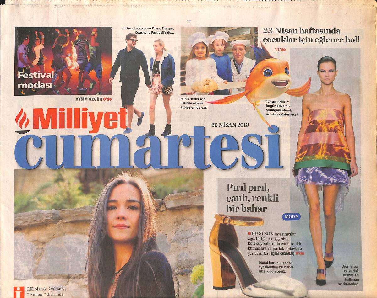 Milliyet Gazetesi Cumartesi Eki 20 Nisan 2013 GZ158359 - 1