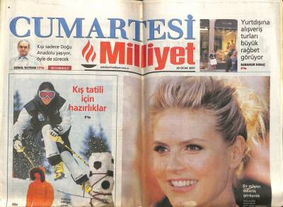 Milliyet Gazetesi Cumartesi Eki 20 Ocak 2007 - Kırmızı Halıda Güzellik Sırları GZ78571 - 1