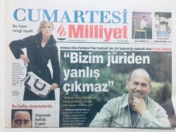 Milliyet Gazetesi Cumartesi Eki 24 Eylül 2005 - Ferhan Özpetek,Bizim Jüriden Yanlış Çıkmaz GZ43075 - 2