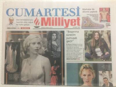 Milliyet Gazetesi Cumartesi Eki 24 Mart 2007 - Şebnem Dönmez,Boşanma Sürecim Yumuşak Geçti GZ38015 - 1