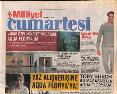 Milliyet Gazetesi Cumartesi Eki 25 Mayıs 2013 - Dilara Koçak İle Sağlıklı Bir Gün - Burhan Şeşen İle Müzik Ziyafeti GZ116836 - 1