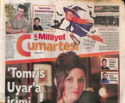 Milliyet Gazetesi Cumartesi Eki 26 Ekim 2019 - Metin Uyar Yemekte Denge Projesi GZ100290 - 2