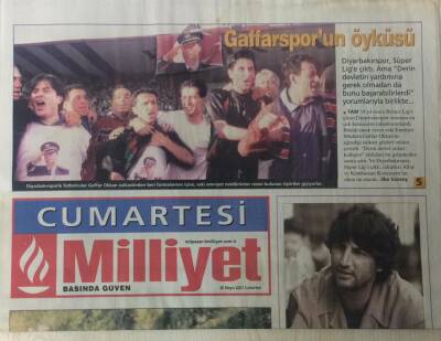 Milliyet Gazetesi Cumartesi Eki 26 Mayıs 2001 Türkan Şoray Yeniden Yönetmen GZ36228 - 1