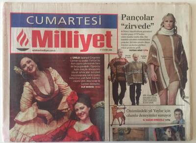 Milliyet Gazetesi Cumartesi Eki 27 Kasım 2004 - Öğrenci - Öğretmen İki Carmen GZ22591 - 1