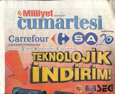 Milliyet Gazetesi Cumartesi Eki 28 Aralık 2013 - Timuçin Esenin Çocukları Eğlendirme Konusunda Ciddi Bir Yeteneği Var GZ105181 - 1
