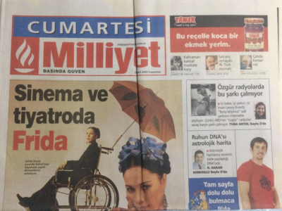 Milliyet Gazetesi Cumartesi Eki 29 Mart 2003 - Unutulmaz Çift Kadir İnanır-Türkan Şoray Yeniden GZ21593 - 1