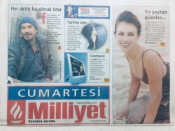 Milliyet Gazetesi Cumartesi Eki 3 Şubat 2001 - Ateşli Kızlar GZ43076 - 1