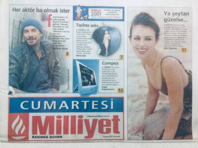 Milliyet Gazetesi Cumartesi Eki 3 Şubat 2001 - Ateşli Kızlar GZ43076 - 1