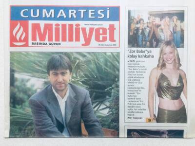 Milliyet Gazetesi Cumartesi Eki 30 Aralık 2000 - Rıdvan Dilmen Kolay Para Kazanıyorum Dedi GZ42859 - 1